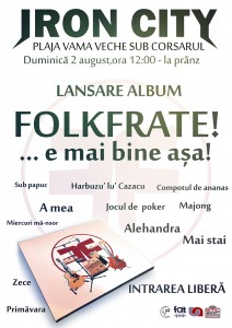 Afis lansare Folk Frate